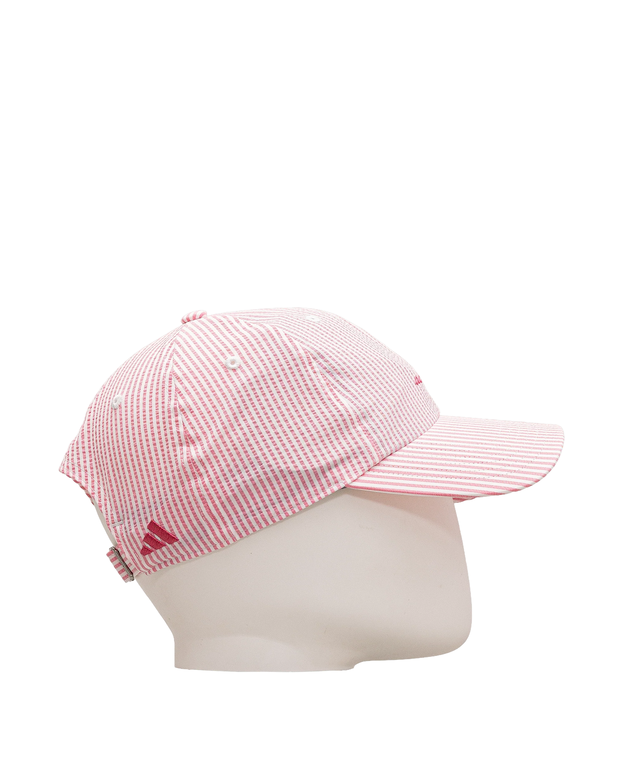 Seersucker fashion hat  - Rose pale - #91C-08 - Image 3