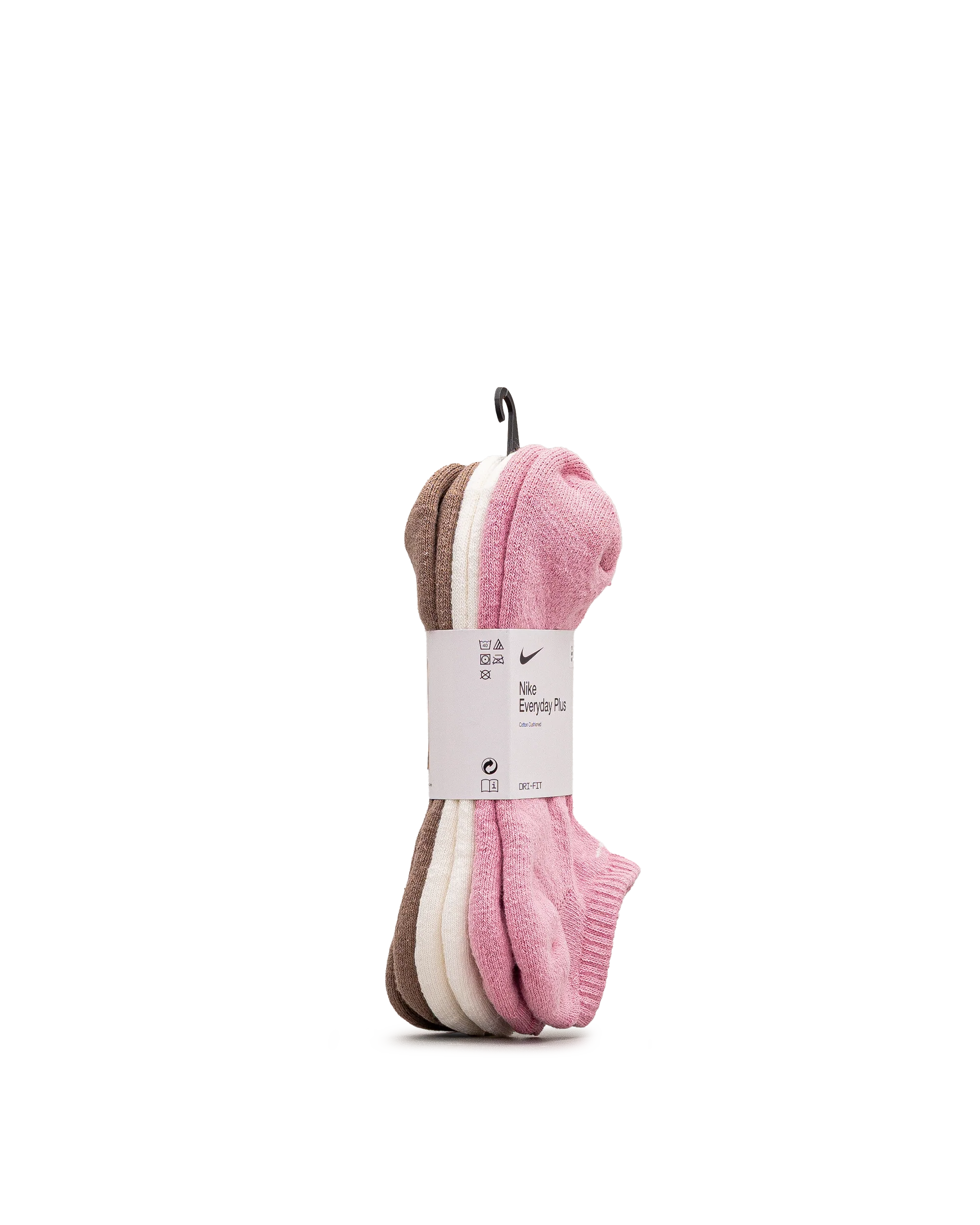 Unisex no show socks 3pk - Rose pale - #98B-20 - Image 2
